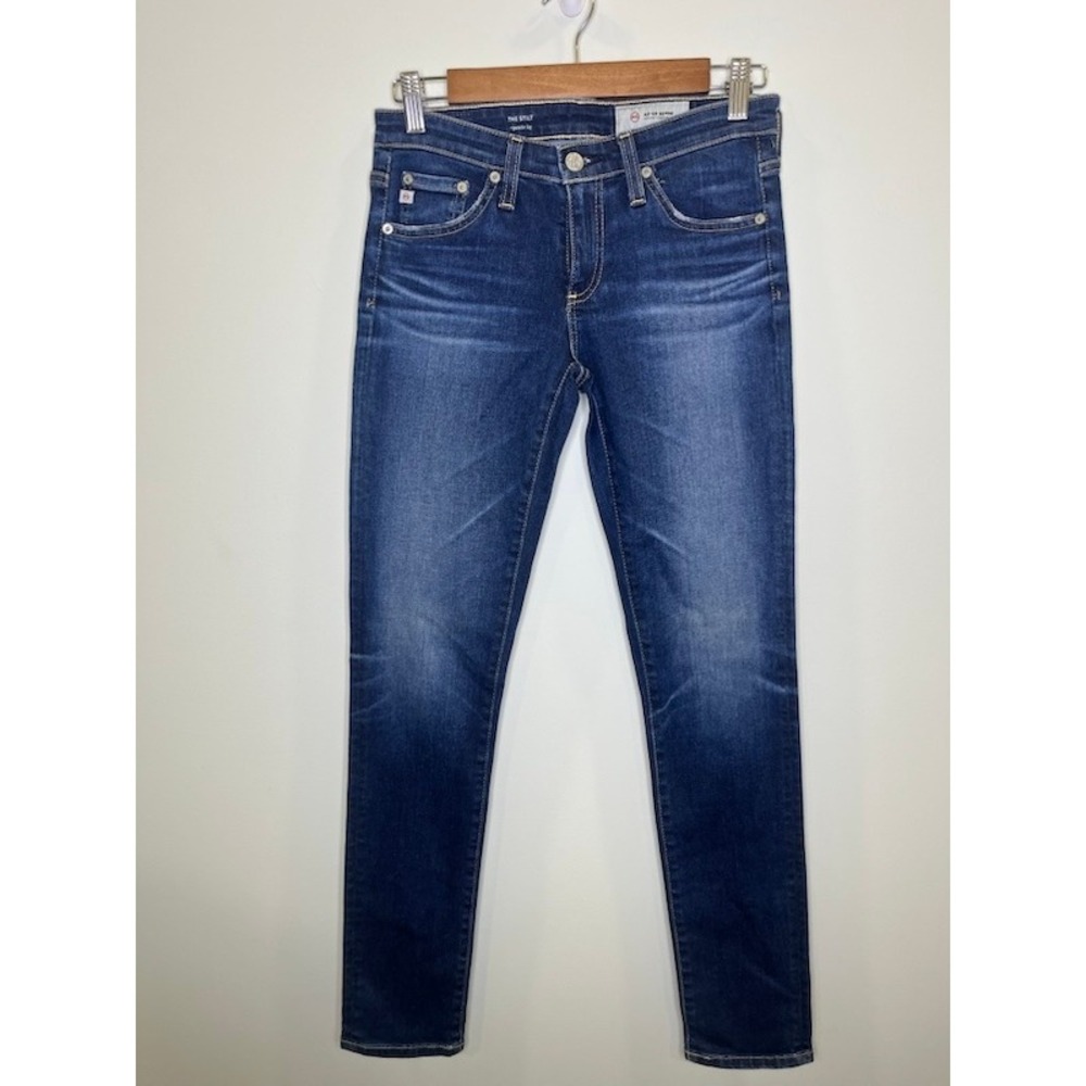 AG Adriano Goldschmied The Stilt Cigarette Leg Jeans Dark Wash Size 26R